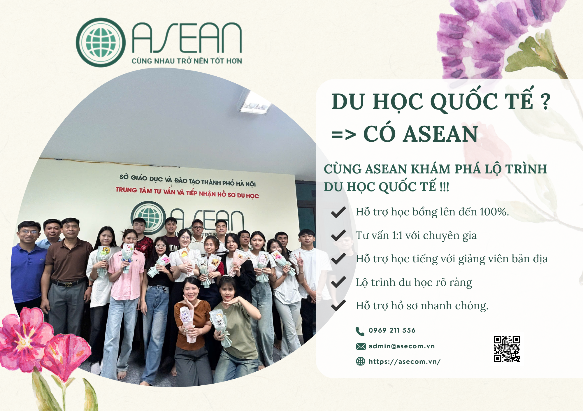 Tuyển sinh du học Hàn Quốc kỳ tháng 03/2026 & 06/2026 cùng ASEAN